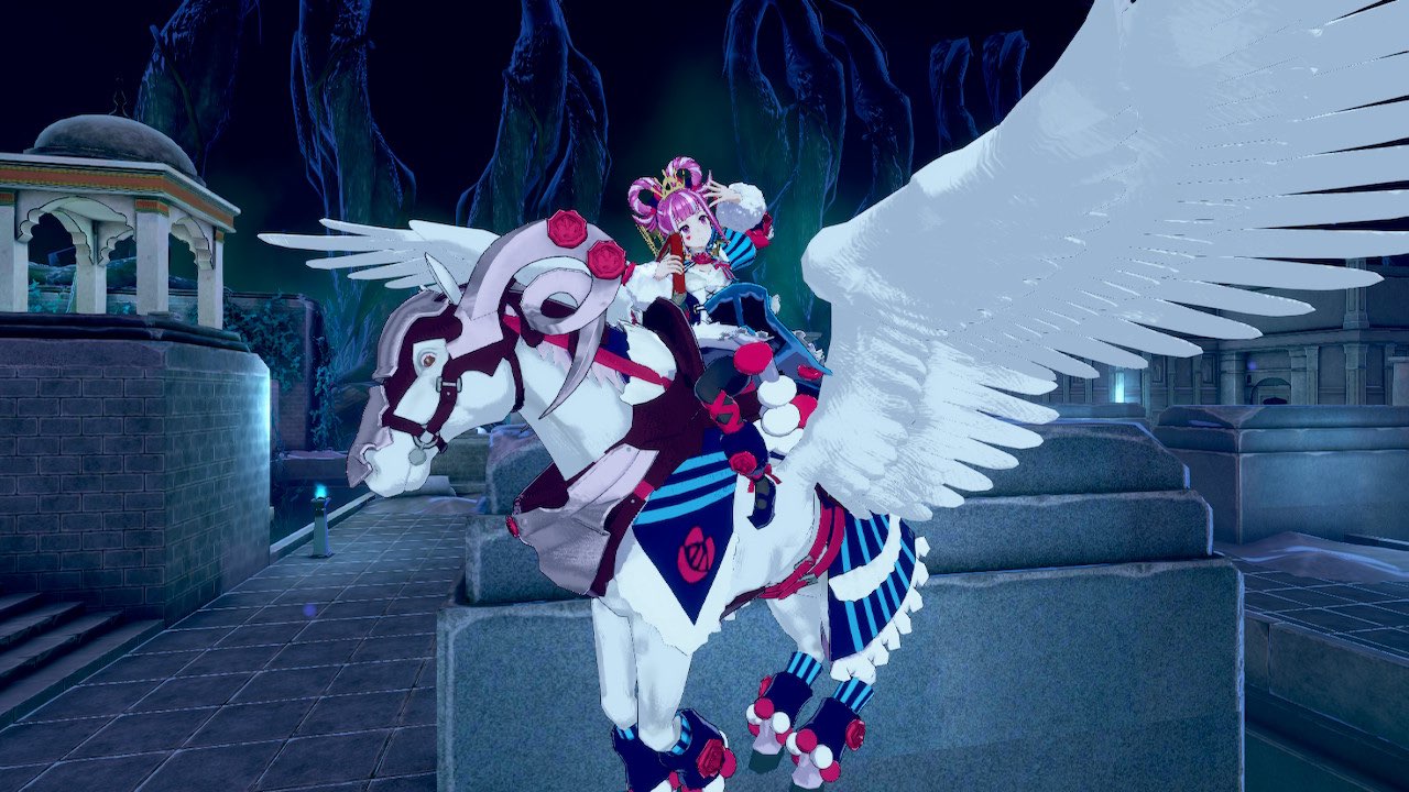Sleipnir Rider实机外观:奥尔坦希亚示例;服装与配色会随角色而异。